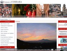 Tablet Screenshot of comune.corbara.sa.it